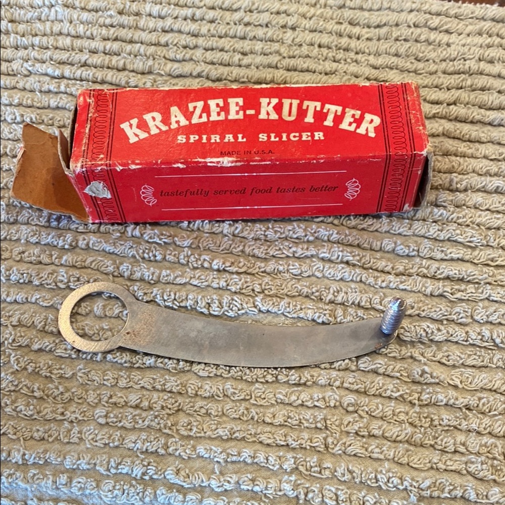 Vintage Krazee-Kutter Spiral Slicer with Box